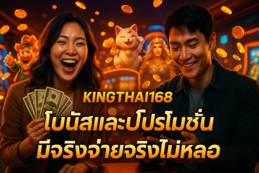 โบนัสและโปรโมชั่น KINGTHAI168 มีจริงจ่ายจริง ไม่หลอก